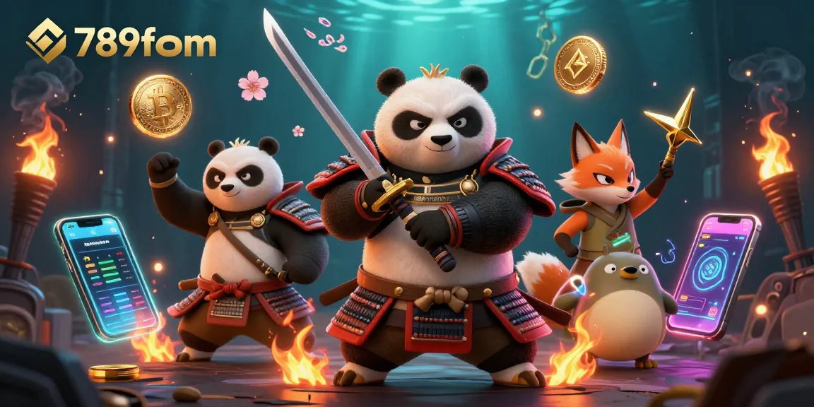 Engage in exciting gameplay at 789fcom with vibrant characters and crypto elements showcasing thrilling online gambling experiences.