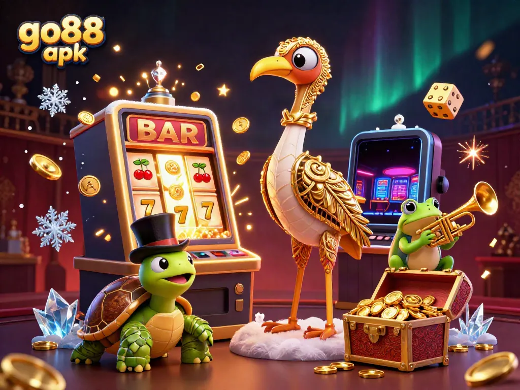 Engage with exciting gaming action in go88 apk, where vibrant casino characters bring the thrill to life.