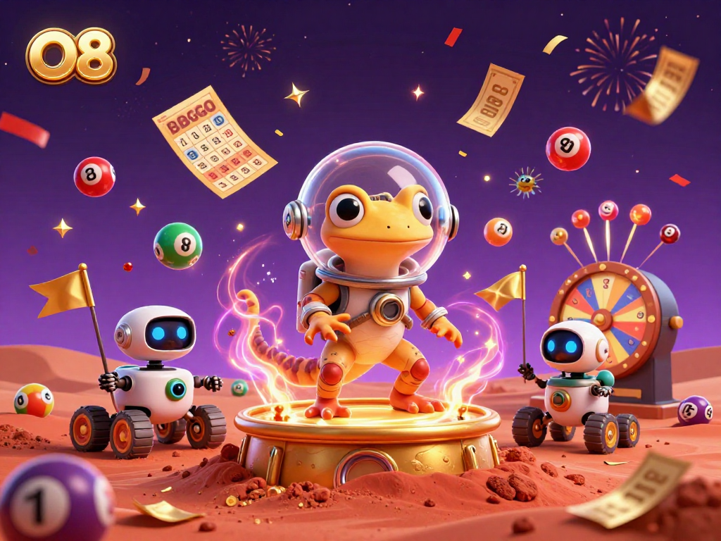 O8 players can engage in thrilling Martian casino adventures with lots of vibrant gaming elements.