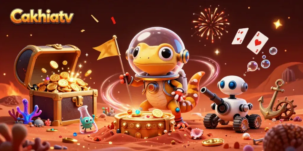 Cakhiatv enhances gaming excitement with a vibrant Martian casino discovery adventure.