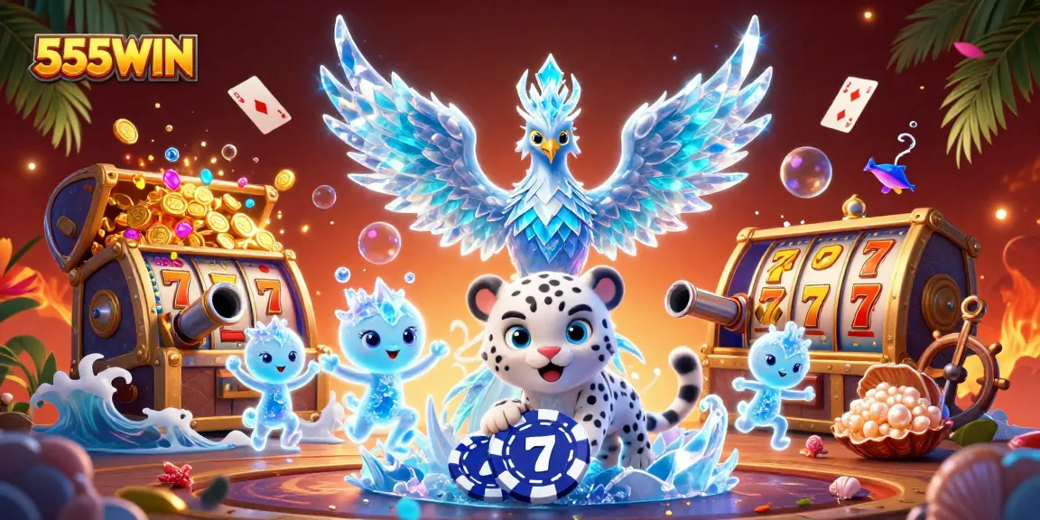 Win big with the captivating 555WIN experience filled with magical creatures and exciting casino elements.