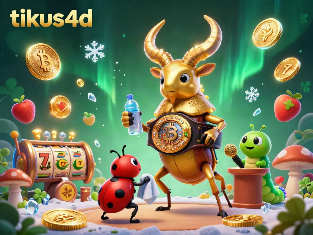 Engage in winning strategies with tikus4d's dynamic gaming experience featuring slot reels and jackpot counters.
