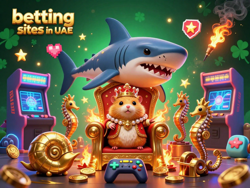 Experience the excitement of betting sites in UAE with a vibrant 3D illustration embodying casino gaming elements.
