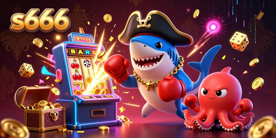 s666 delightfully attracts players with vibrant characters amid slot machine excitement and thrilling gaming visuals