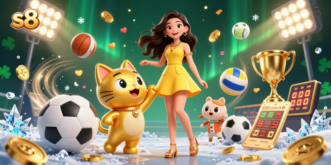 Experience thrilling gameplay at s8 with interactive elements, golden coins, and cheerful characters.